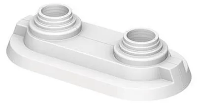Produktbild von Flamco Doppelrosette HRDB 50 für Rohr d=14, 16, 17, 20mm