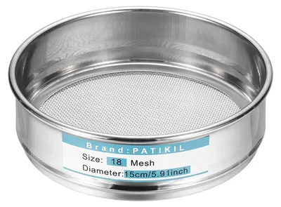 Zdjęcie produktu dla Sito laboratoryjne o średnicy 15 cm i drobną siatką