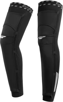 Image de ROCKBROS taille S/M Chauffe-jambes pour femmes et hommes, protection antidérapante pour les genoux cyclistes, coupe-vent, chaud 1 paire