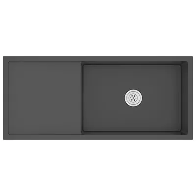 Immagine prodotto di vidaXL Lavello da incasso a mano in acciaio inox nero