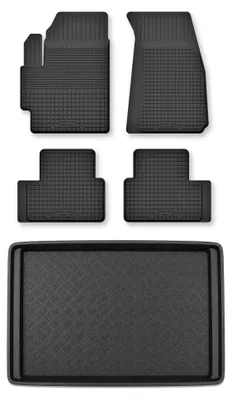 Immagine prodotto di Tappetini a vasca + bagagliaio per Volkswagen Up! 2011- hatchback 5 pezzi