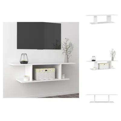 Produktbild von vidaXL TV-Wandschrank Weiß 103x30x26,5 cm -  TV-Möbel