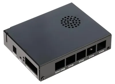 Obrázok produktu pre MikroTik CA150 - Kryt - čierny - hliník - RB450 - RB450G - RB850Gx2