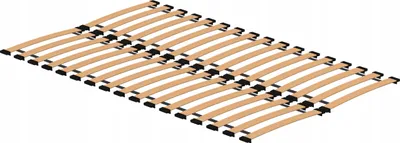 Produktbild von Federleistenrost 120x200 cm – 34 Buchenleisten, 2× 60x200, Lattenrost Set mit Kappen & Montageset
