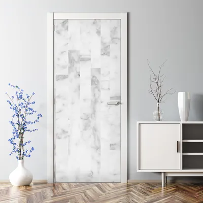 Produktbild von Dekorative Türtapete selbstklebend Aufkleber Klebefolie Pflanzenabstraktion 70 x 200 cm
