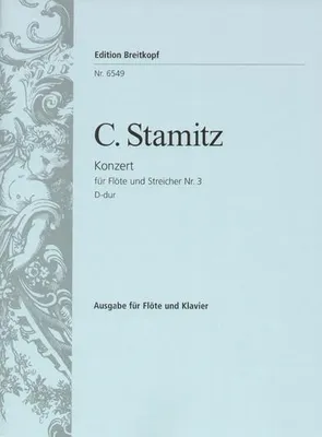 Produktbild von Konzert D-Dur Nr.3für Flöte und Orchester
