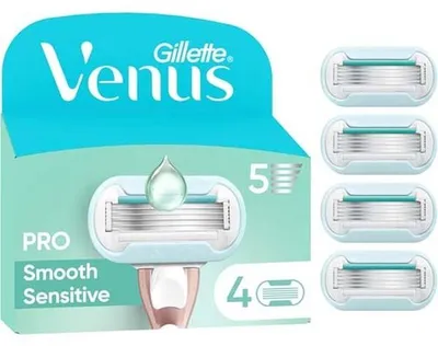 Immagine prodotto di Lame per rasoio Gillette Venus Pro Smooth, adatte alle pelli sensibili