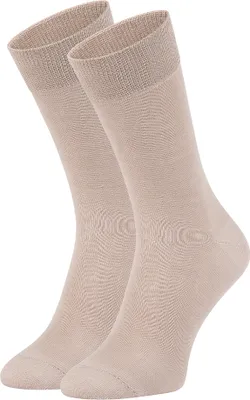 Produktbild von Socken für Damen & Herren Lange Baumwollsocken, 41-46, Beige (Caffe Latte)