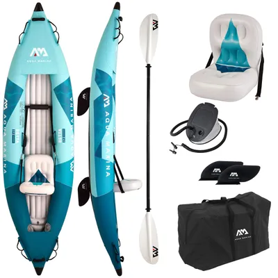 Produktbild von Aufblasbares Kajak 1-Person Aqua Marina BETTA 312 Blue – 312 cm, 110 kg, Set, 2026