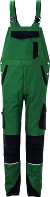 Produktbild von Größe 94 Planam Norit Herren Latzhose grün schwarz Modell 6524
