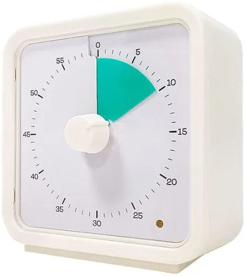 Obrázok produktu pre Malé, svetlozelené, deťom priateľské vizuálne kuchynské hodiny s magnetickým odpočítavacím režimom, ideálne pre študentov a kuchárov.