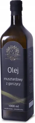 Zdjęcie produktu dla Olej musztardowy z gorczycy 1 litr Naturini