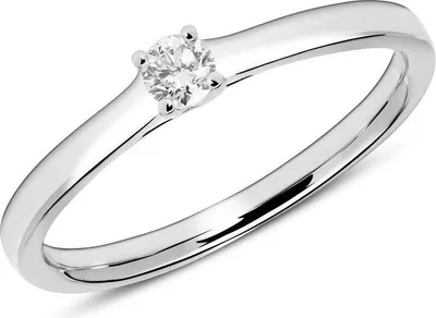 Produktbild von Diamant Verlobungsring 585er Weißgold (Größe: 58mm)