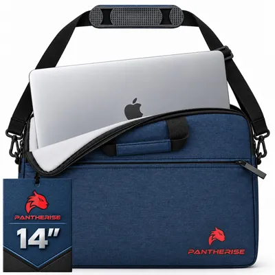 Produktbild von Pantherise Laptop Tasche 14 Zoll Hülle Sleeve Notebook Case Grau