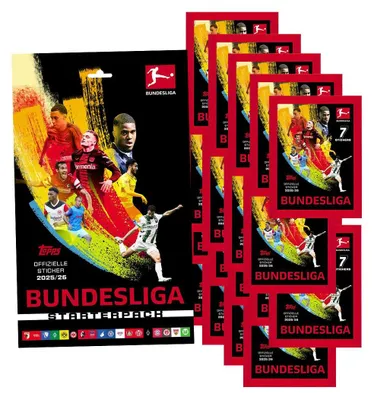 Produktbild von Topps Bundesliga Sammelsticker 2025/2026 - 1 Starter + 20 Tüten
