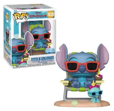 Zdjęcie produktu dla Funko Pop! Plus: Disney Lilo i Stich – Stich na leżaku #1639 Edycja specjalna