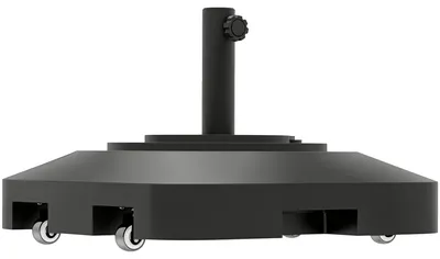 Produktbild von Sonnenschirmst?nder aus Beton. Schirmst?nder mit Rolle. Rund Schirmhalter St?nder fš¹r Sonnenschirm 34/38/48mm