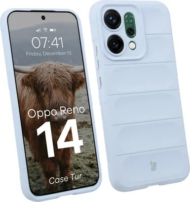 Produktbild von Robuste Handyhülle für Oppo Reno 14, Bizon Case Tur, Hellblau