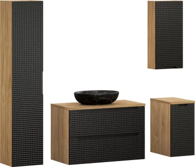 Obrázok produktu pre Kúpeľňová skrinka 90 cm s doskou, umývadlom Mona a podstavcom