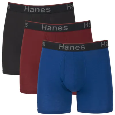 Produktbild von Hanes Herren Total Support Pouch Men's Boxer Brief Underwear, Anti-Chafing, Mois