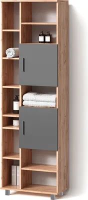 Immagine prodotto di Mobile bagno alto Livinity Eisak Rovere dorato 60 x 190 cm, Model 52534
