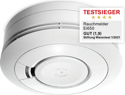 Produktbild von Ei Electronics Ei650 Rauchwarnmelder - Rauchmelder mit 10 Jahres Batterie - Bestnote Stiftung Warentest