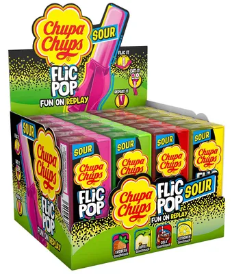 Produktbild von Chupa Chups Flic Pop Sour 24x14g