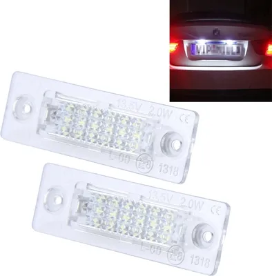Produktbild von 2 PCS Kennzeichenleuchte mit 24 SMD-3528 Lampen für Volkswagen