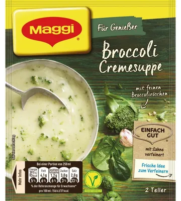 Immagine prodotto di Maggi For Connoisseurs Crema di broccoli con cimette di broccoli fini 44g