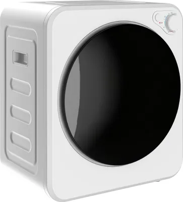 Produktbild von Miniwäschetrockner4Kgmit5Programmebiszu60℃800W/400Wablufttrocknermitedelstahltrommelweiß