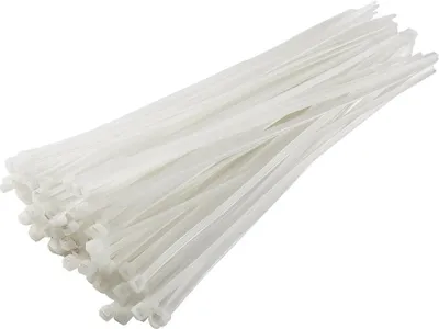 Produktbild von Kabelbinder 100mm x 2,5mm, transparent 100er Pack, hohe Zugkraft