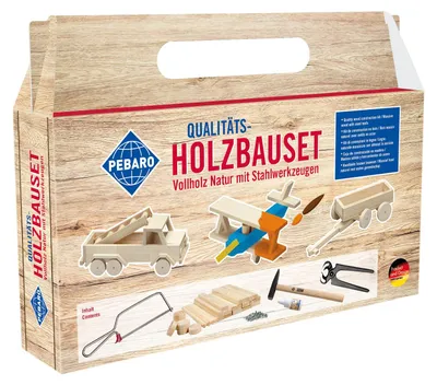 Produktbild von Pebaro 465 Holzbauset fÃ1/4r kreative Baumeister