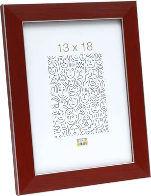Zdjęcie produktu dla Plastikowa ramka S41VK4 czerwona 30x40 cm