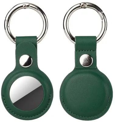 Zdjęcie produktu dla Go Go Gadget - Etui przypominające skórę - Kompatybilne z Apple AirTag - Zielone - 1 sztuka