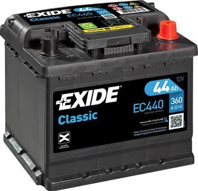 Obrázok produktu pre autobaterie EXIDE Classic 12V 44Ah 360A 207x175x190