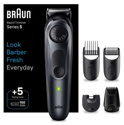 Imagen del producto de Braun BeardTrimmer 5 BT5420, con batería, color negro