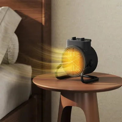 Produktbild von Heizgerät mit 3 Modi und Griff Einstellbarem Thermostat Heizlüfter 21,5 x 15,8 x 22 cm Schwarz