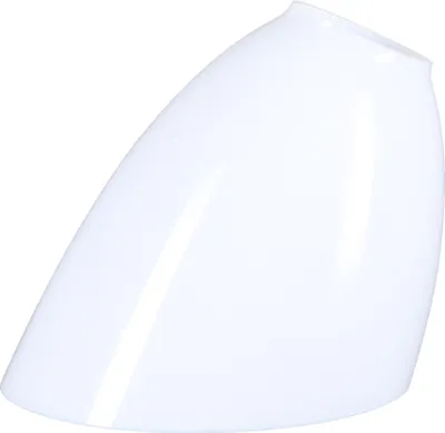 Produktbild von Schutenglas weiß glänzend Ø 124mm Lampenglas Ersatzglas