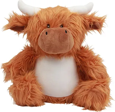 Produktbild von Mumbles MM565 | Highland-Rind aus Plüsch  Zippie Highland Cow - Farbe: Brown - Größe: One Size