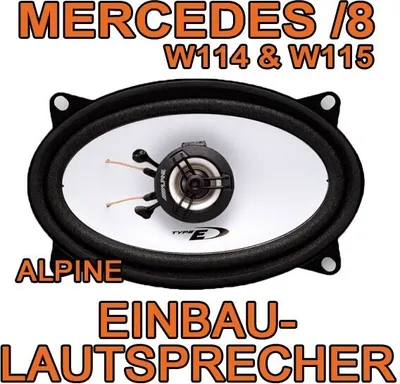 Produktbild von Alpine SXE-4625S - 4x6 Koax-System für MONO Mercedes- JUST SOUND best choice for caraudio