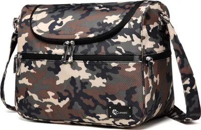 Produktbild von CLAMARO Wickeltasche Pflegetasche Kindertasche Babytasche Tragetasche Handtasche Rucksack, Thermo, Modell:CB209