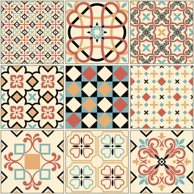 Immagine prodotto di Adesivi autoadesivi per piastrelle per cucina e bagno – 9 adesivi Azulejos Antoliano – 9 adesivi da 10 x 10 cm
