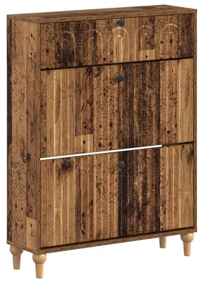 Productafbeelding van vidaXL Schoenenkast ALKMAAR, 78 x 24 x 103 cm, houtvezel, gerecycled hout