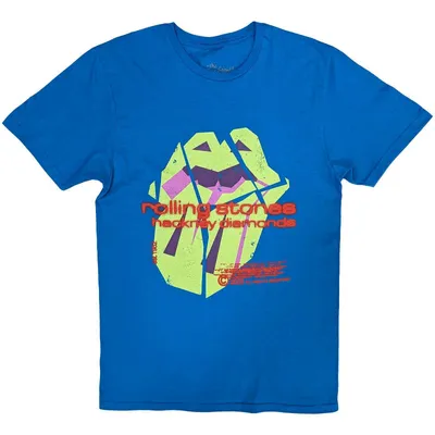 Produktbild von The Rolling Stones Hackney Diamonds Neon Tongue Blue XL T-Shirt