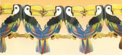 Produktbild von Girlande Paradiesvogel 2m lang