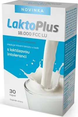 Zdjęcie produktu dla LaktoPlus 18 000 FCC, 30 kapsułek