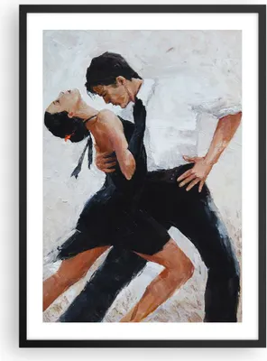 Produktbild von Gerahmtes Poster - Schwarzer Rahmen - tanzen sie - 50x70 cm - Wand Bild - Wanddeko - Wandbilder - Kunstposter - Wandposter - Bilderrahmen - Bilder - Kunstdruck - Wandbild - P2BPA50x70-3771