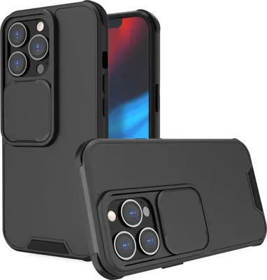 Produktbild von König Design Hülle kompatibel mit Apple iPhone 13 Pro Max Kunststoff Soft Handyhülle - Handy Case Schwarz