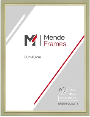 Produktbild von MendeFrames Bilderrahmen H340 Skandinavisch 20x25 cm hellgrün Klarglas