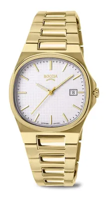 Produktbild von Boccia Damen Titan Uhr goldfarben 3348-02